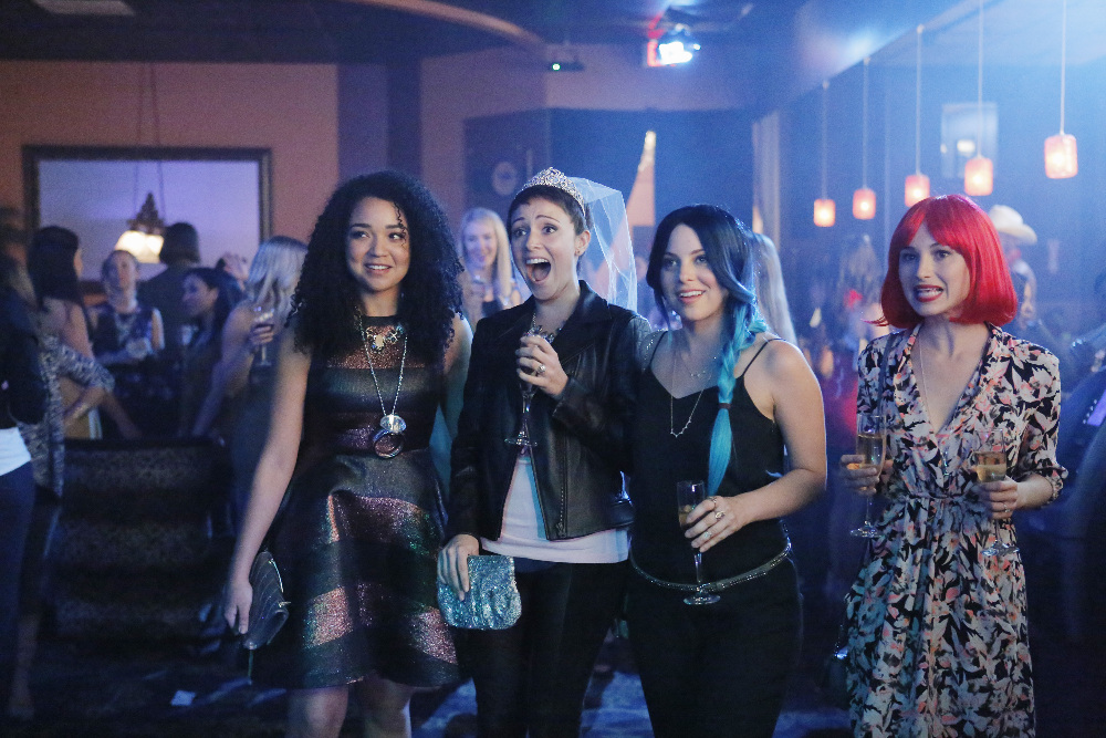 Krysta Rodriguez, Aisha Dee and Italia Ricci in Chasing Life