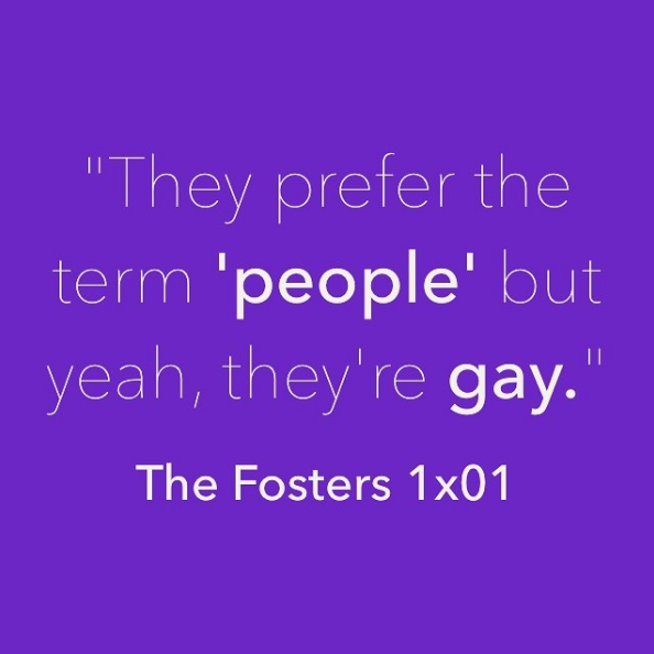 The Fosters 1x01 quote for Pop City Life recap