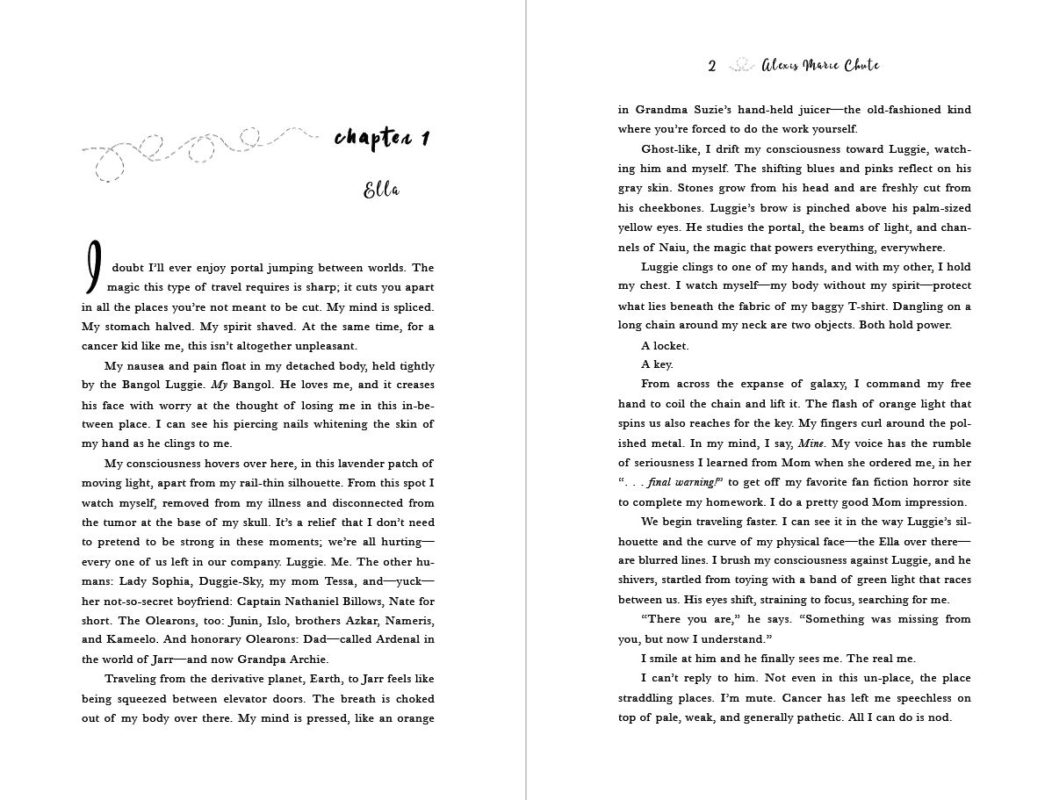 screenshot of the first two pages of chapter 1 of Inside the Sun